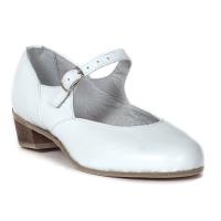 Туфли для народных танцев белые